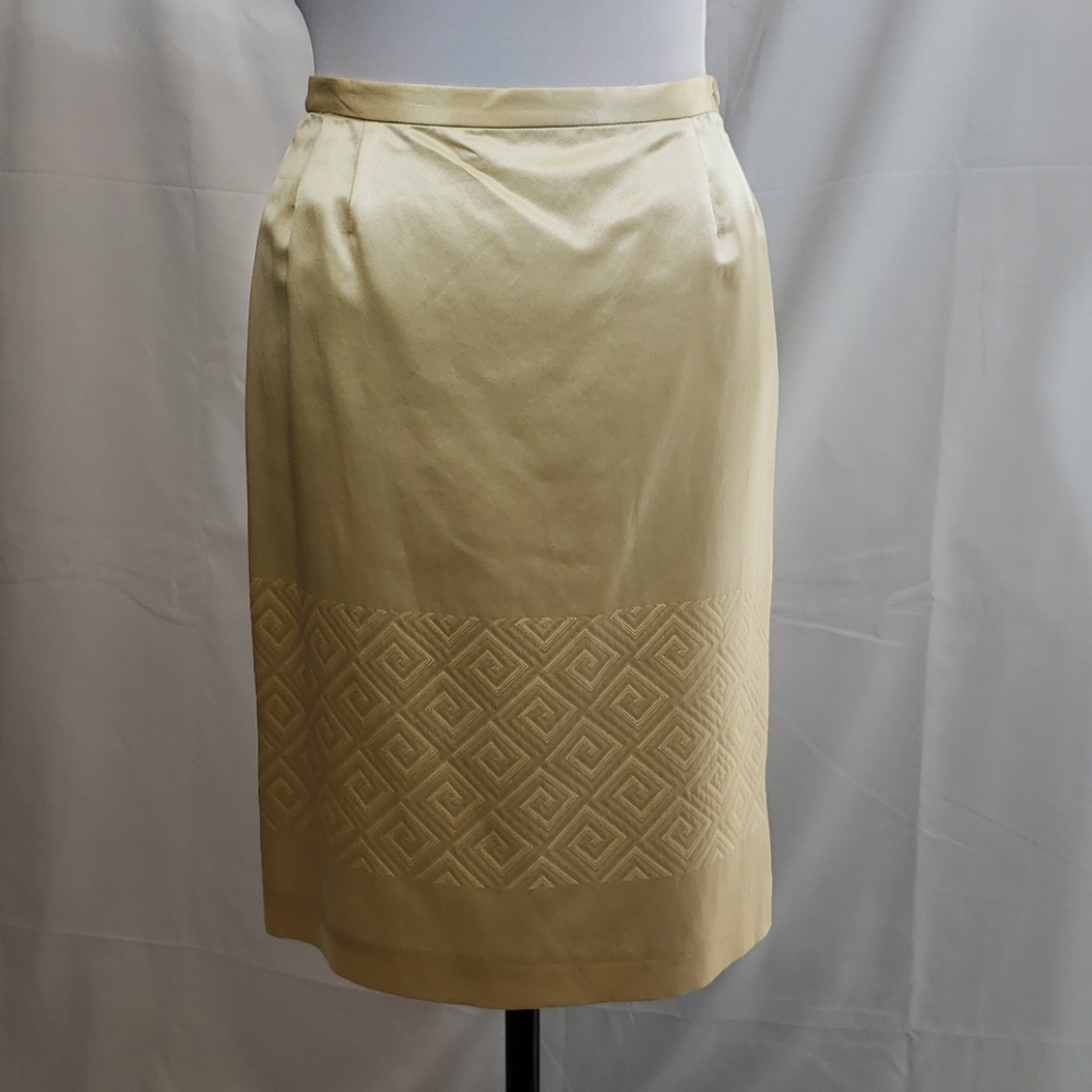 NWOT Tombolini Silk Blend Pencil Skirt Size 6